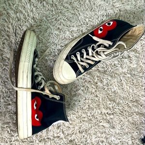 Comme Des Garçons Play X Converse Men’s 9 woman 11